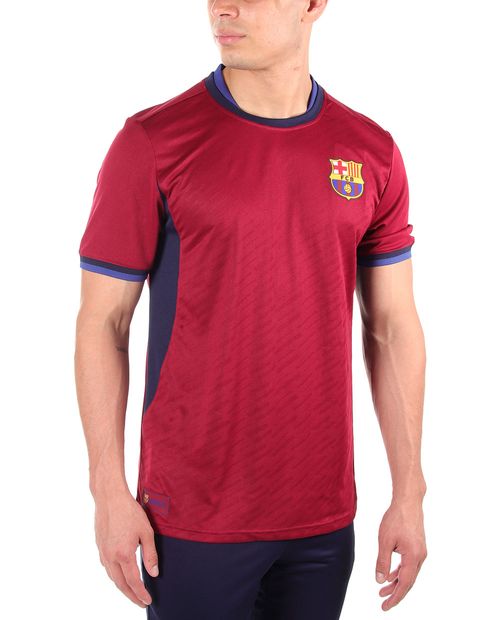 Camiseta deportiva Fútbol Club Barcelona roja para hombre