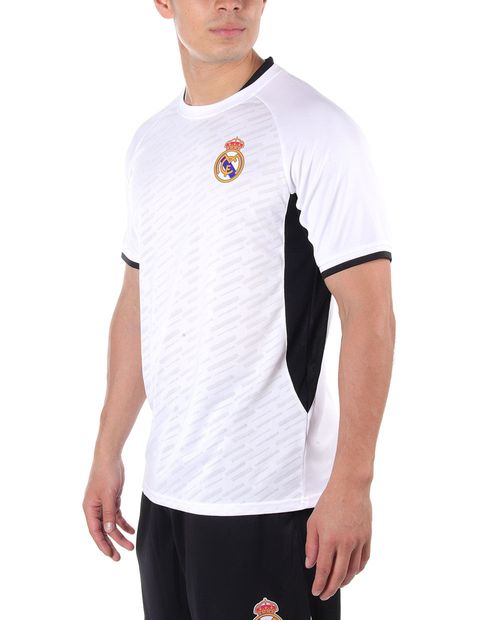 Camiseta deportiva Real Madrid blanca para hombre