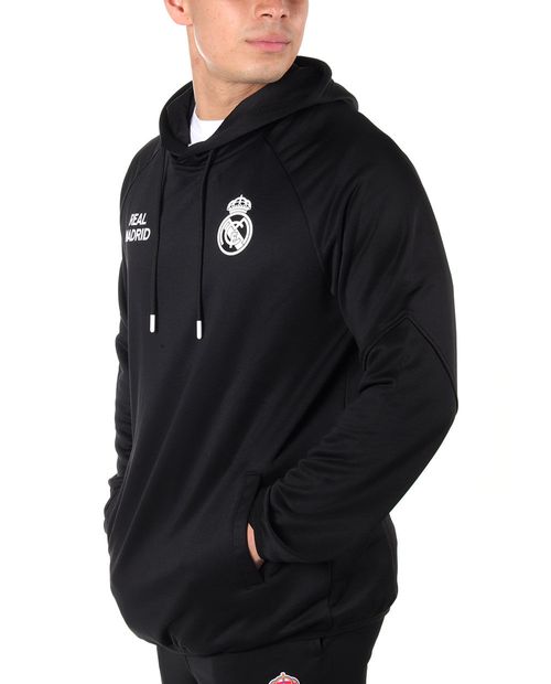 Suéter deportivo Real Madrid reaction negro para hombre