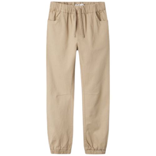 Pantalón beige sólido para niño