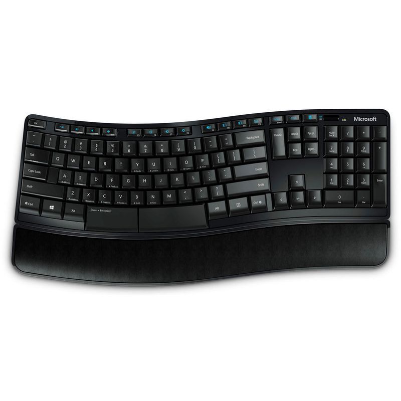 Teclado y mouse sculp comfort inalámbrico inglés Siman El Salvador