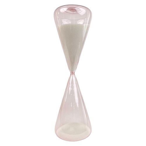 Reloj de arena blanco  9x30cm
