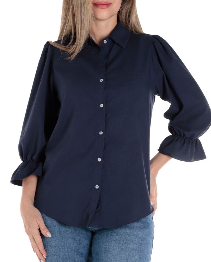 104878483-Blusa-Sabrina-camisera-azul-manga-larga-para-mujer