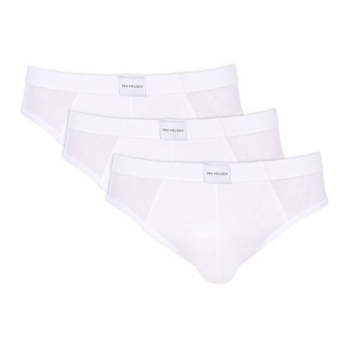 Pack de 3 calzoncillos Van Heusen blancos sólidos para hombre