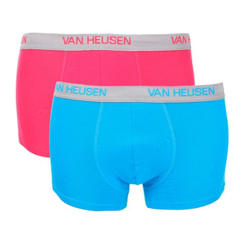 Pack de 2 boxers trunk Van Heusen bicolor sólidos para hombre