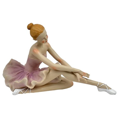 Figura decorativa en poliresina 22.50x12x14.50 cm