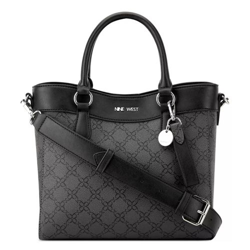 Cartera satchel Nine West color negro para mujer