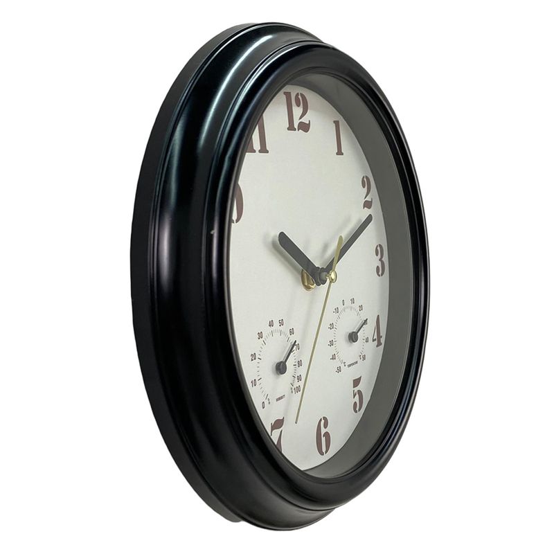 104883550-Reloj-de-pared-negro--22.9x4.5x22.9cm
