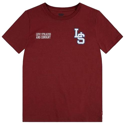 Camiseta roja estampada para niño