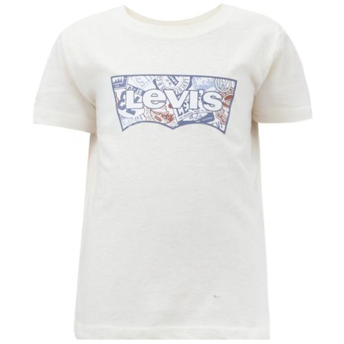 Camiseta blanca estampada para niño