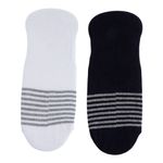 104835073-Pack-de-2-pares-de-calcetines-invisibles-Sfera-multicolor-rayados-para-hombre