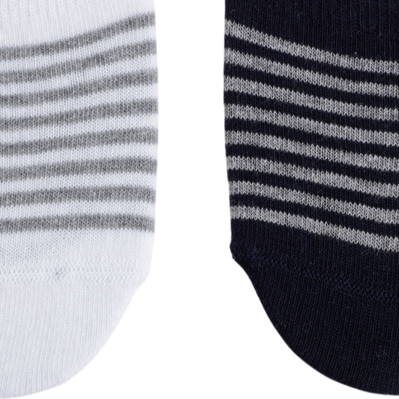 104835073-Pack-de-2-pares-de-calcetines-invisibles-Sfera-multicolor-rayados-para-hombre