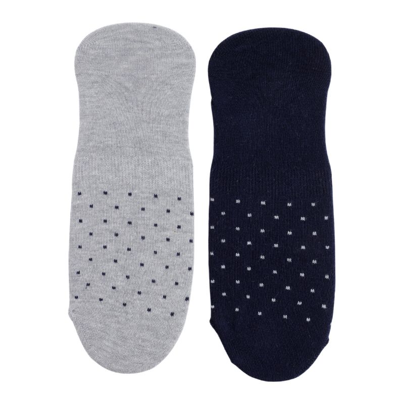 104835075-Pack-de-2-pares-de-calcetines-invisibles-Sfera-bicolor-con-puntos-para-hombre