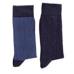104835482-Pack-de-2-pares-de-calcetines-crew-Sfera-azul-navy-para-hombre