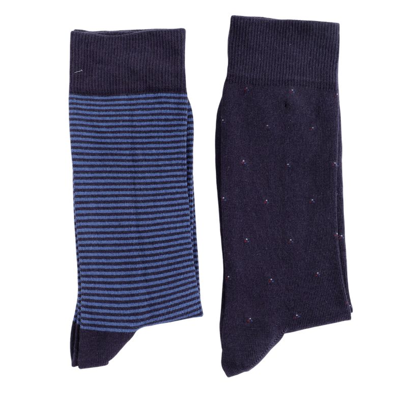 104835482-Pack-de-2-pares-de-calcetines-crew-Sfera-azul-navy-para-hombre