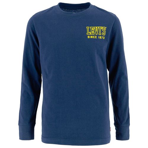 Camiseta azul estampada para niño