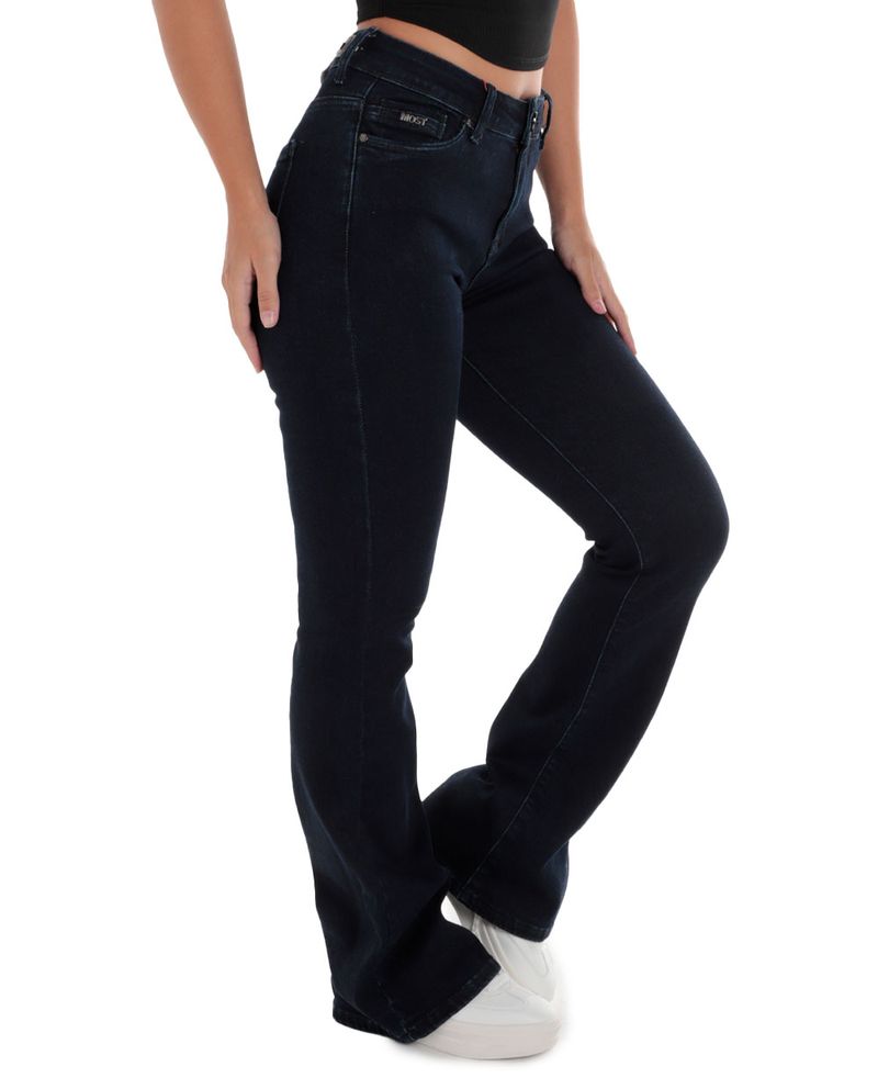 104825509-Jeans-Most-Wanted-flare-azul-oscuro-de-cintura-alta-para-mujer