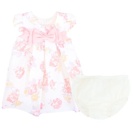 Vestido estampado floral para bebé niña