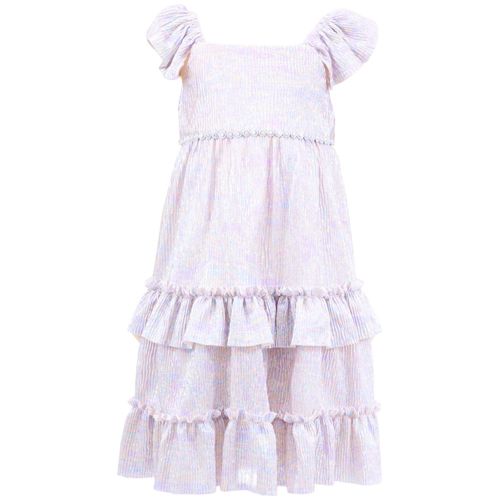 Vestido con textura multicolor para niña