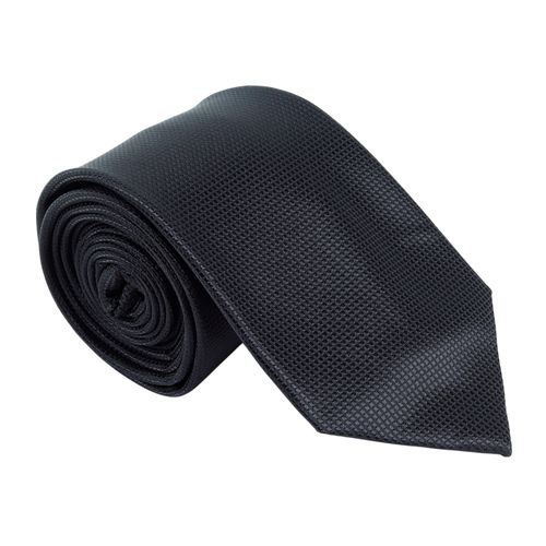 Corbata Oscar de la Renta regular fit negra texturizada para hombre