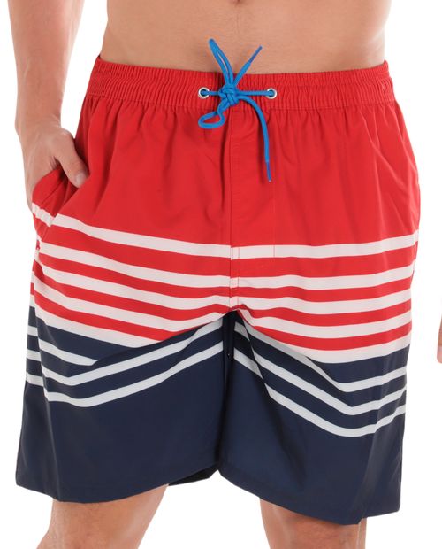 Calzoneta de baño Gents multicolor rayada para hombre