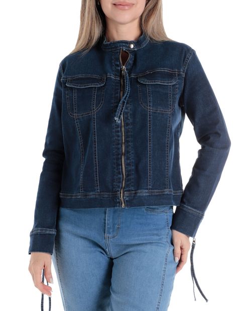 Chaqueta Sabrina denim azul para mujer
