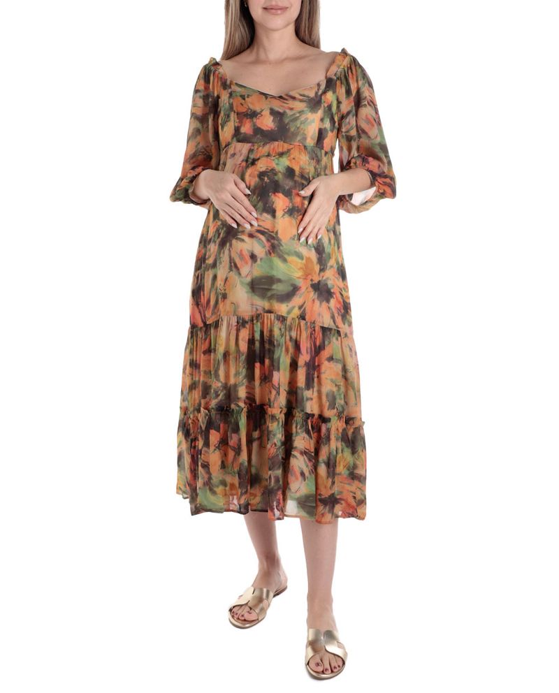 104867802-Vestido-maternal-Sabrina-midi-estampado-manga-3-4-para-mujer