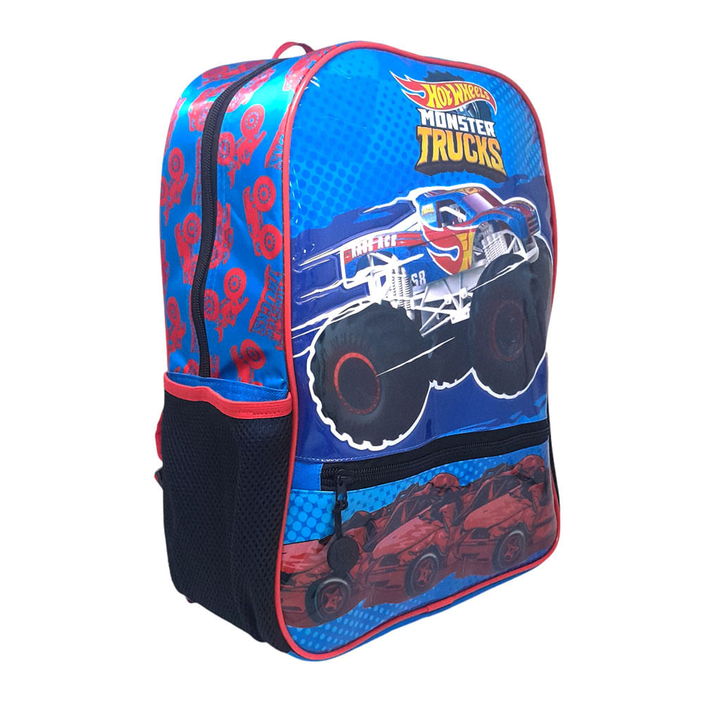 Mochila escolar infantil Hot Wheels monster truck Tienda Online de  Almacenes SIMAN Guatemala