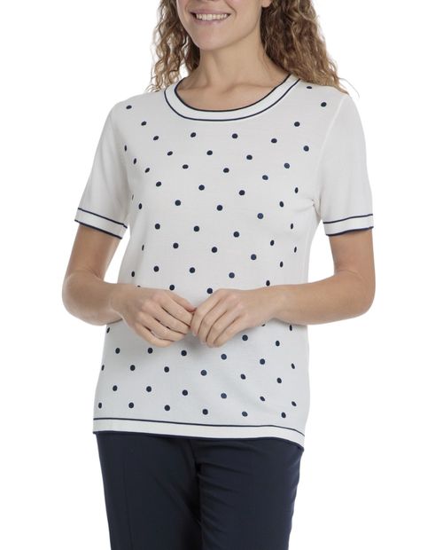 Camiseta Punt Roma estampada manga corta para mujer