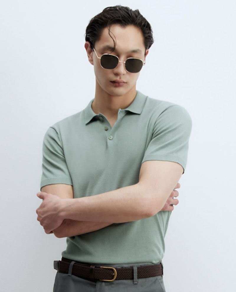 104856212-Camisa-polo-Sfera-verde-heather-para-hombre