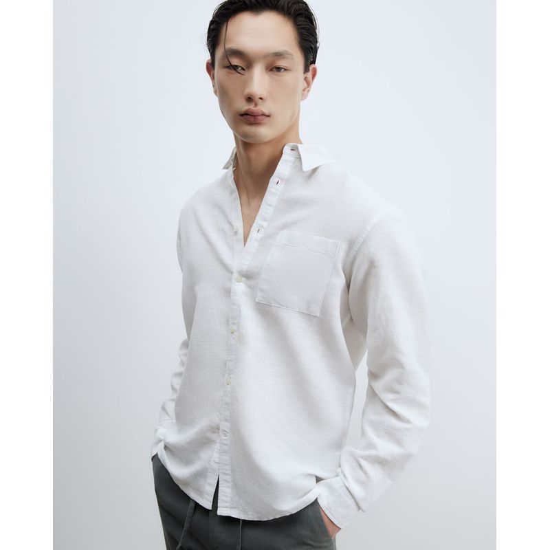 Camiseta Casual Sfera Camisetas Hombre Camisa Casual De Lino Sfera