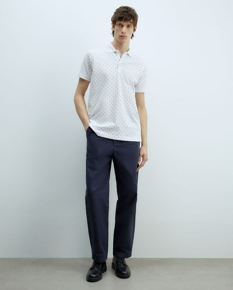 104875627-Camisa-polo-Sfera-blanca-con-mini-print-de-rombos-para-hombre