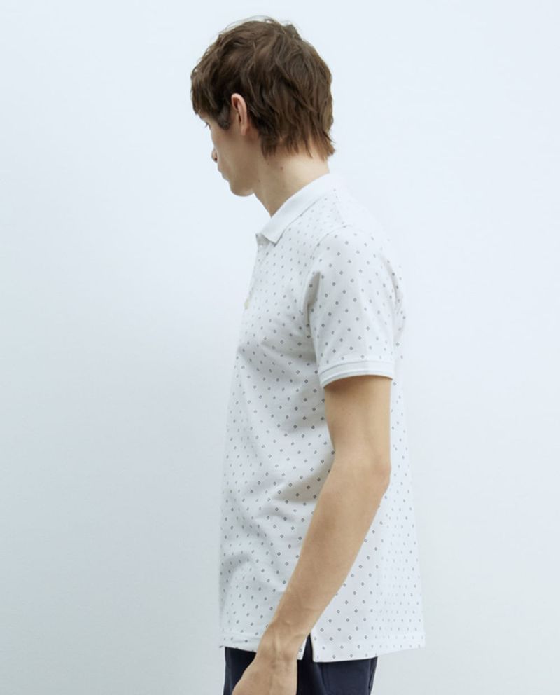 104875627-Camisa-polo-Sfera-blanca-con-mini-print-de-rombos-para-hombre