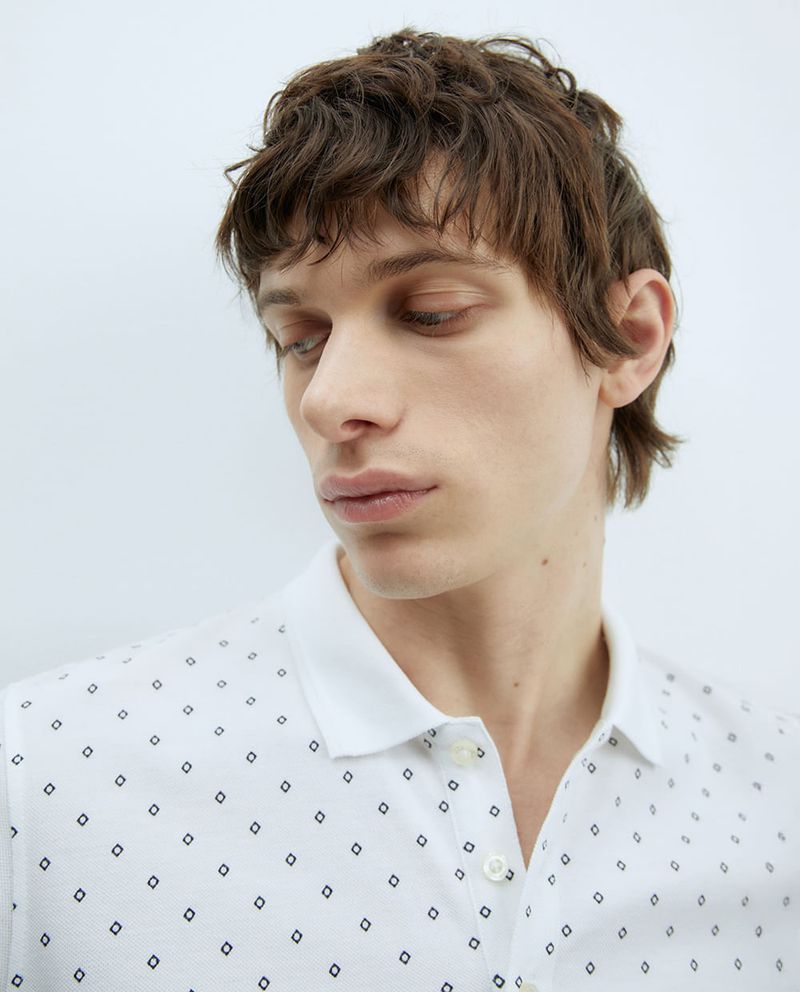 104875627-Camisa-polo-Sfera-blanca-con-mini-print-de-rombos-para-hombre