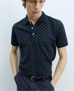 104875631-Camisa-polo-Sfera-azul-navy-con-mini-print-de-rombos-para-hombre