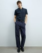 104875631-Camisa-polo-Sfera-azul-navy-con-mini-print-de-rombos-para-hombre