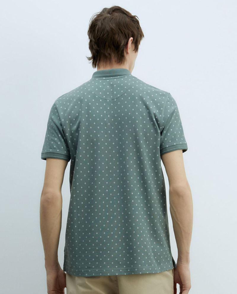 104875635-Camisa-polo-Sfera-verde-sage-con-mini-print-de-rombos-para-hombre