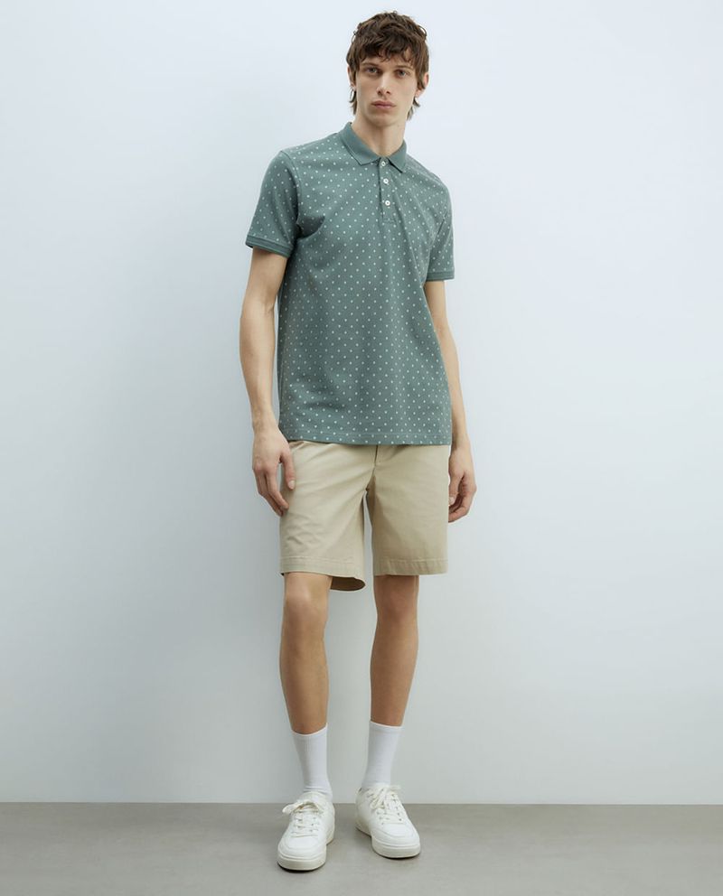 104875635-Camisa-polo-Sfera-verde-sage-con-mini-print-de-rombos-para-hombre