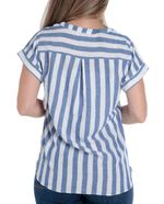 104851329-Blusa-First-tunica-rayada-manga-corta-para-mujer