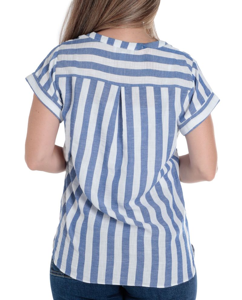 104851329-Blusa-First-tunica-rayada-manga-corta-para-mujer