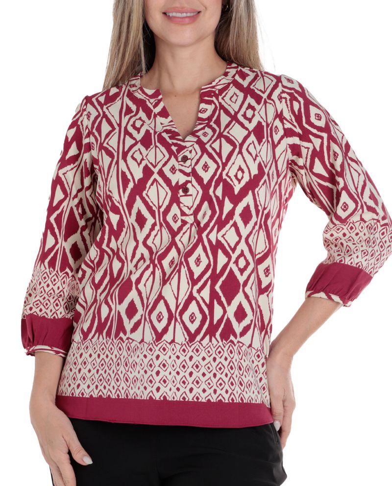 104851349-Blusa-First-tunica-estampada-manga-3-4-para-mujer
