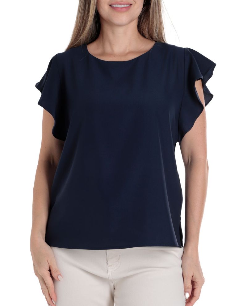 104887318-Blusa-Sabrina-formal-azul-manga-corta-para-mujer