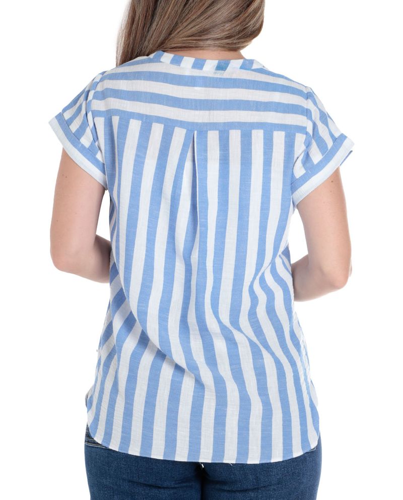 104851333-Blusa-First-tunica-rayada-manga-corta-para-mujer