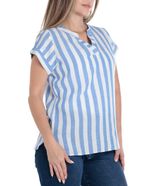 104851333-Blusa-First-tunica-rayada-manga-corta-para-mujer