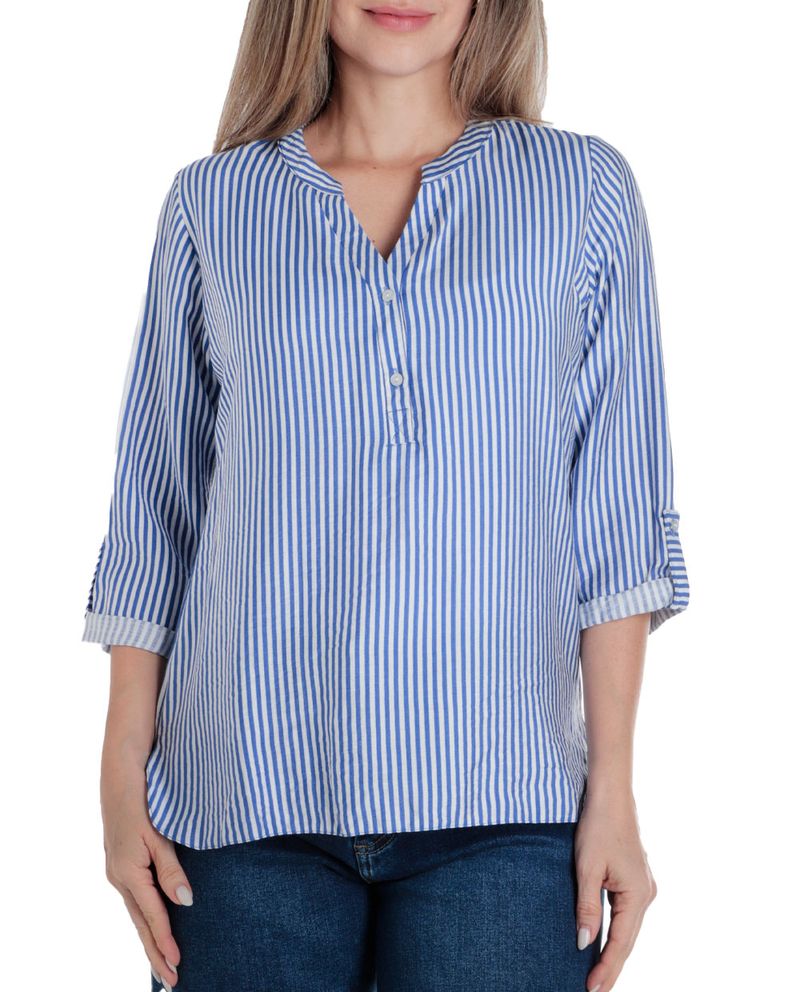 104851342-Blusa-First-tunica-rayada-manga-roll-up-para-mujer