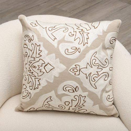 Cojín decorativo bordado 51 cm