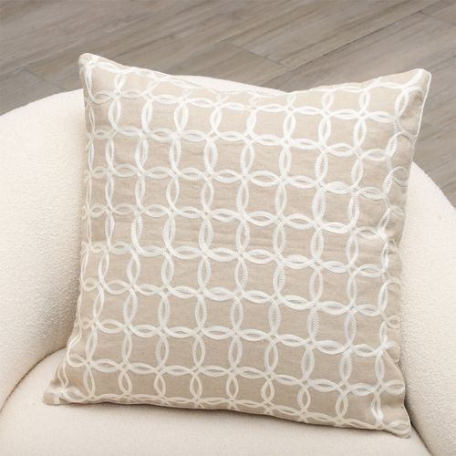 Cojín decorativo bordado 51 cm