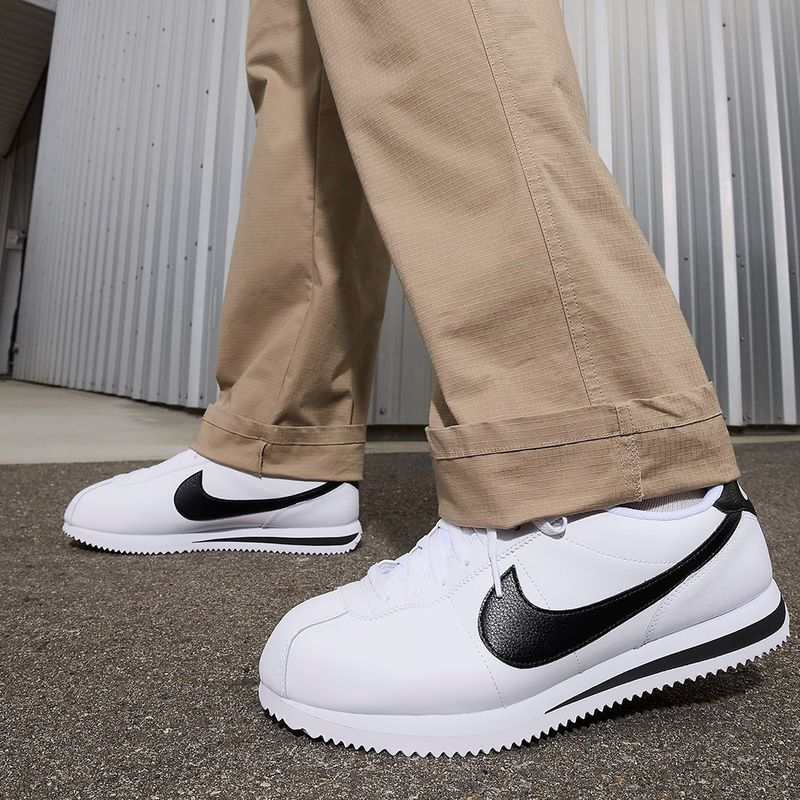 Zapato casual Nike Cortez LTR color blanco para hombre