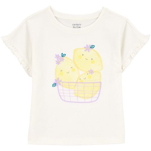 Blusa blanca con estampado para bebé niña