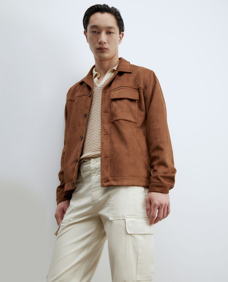 104896878-Pantalon-cargo-Sfera-beige-solido-para-hombre